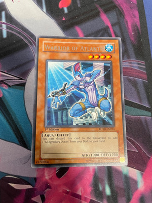 YUGIOH - WARRIOR OF ATLANTIS - RARE - 1ST ED - FOTB - NM