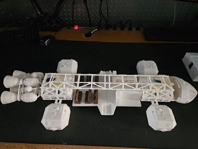 Massive 33 inch 3d printed Space 1999 Eagle Model Kit with Science Pod