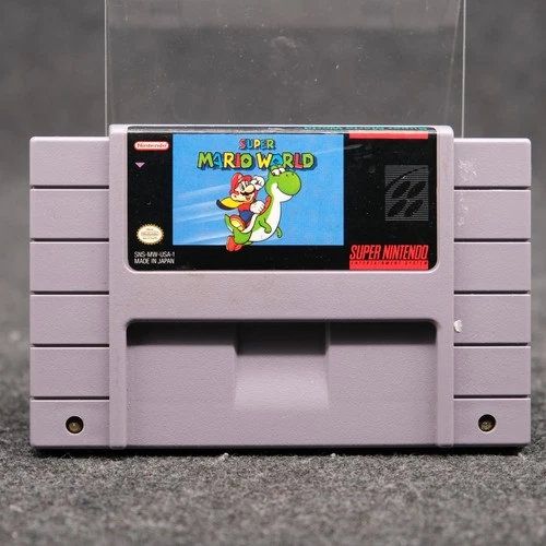 Super Mario World (SNES) Cartridge Only - Authentic Cracked tested & Working