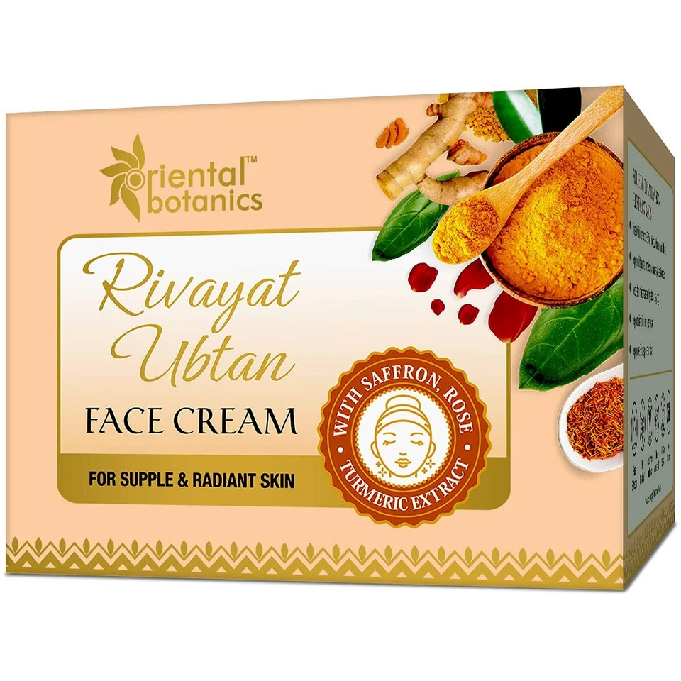 Crema facial Oriental Botanics Rivayat Ubtan para piel radiante 50 g Foto 3 de 4