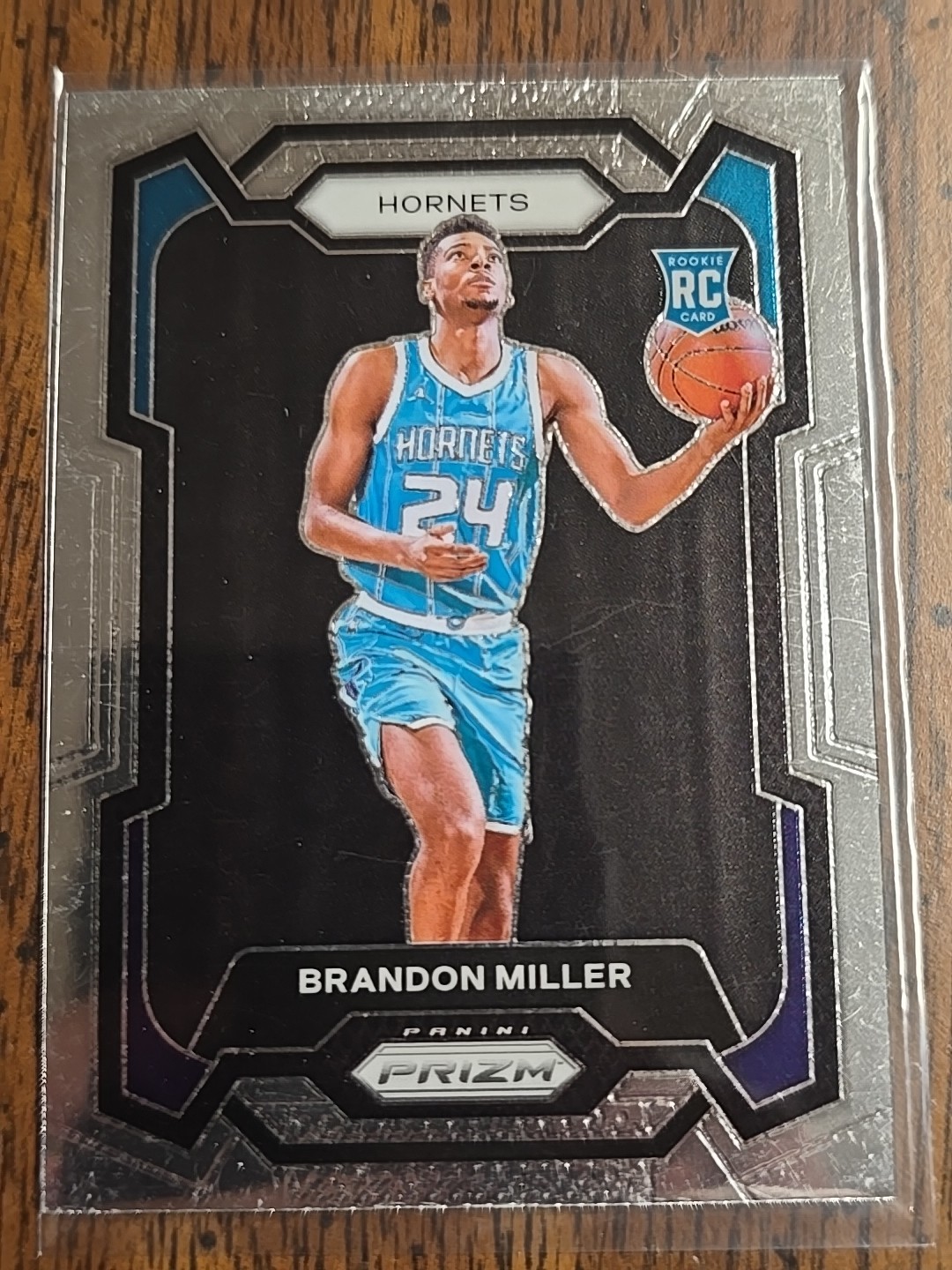 Brandon Miller 2023-24 Prizm Rookie Card RC Charlotte Hornets #152