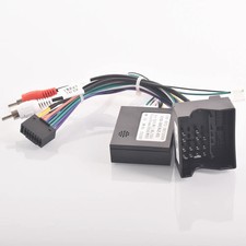 Color Name: Black - Car Radio Stereo Wiring Harness Cable Adapter Android 16pin