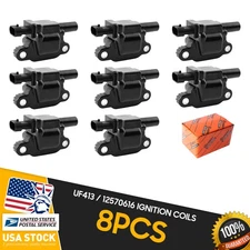 Set of 8 durable Square Ignition Coil UF413/12570616 Brand new Replacement part