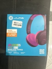 JLab JBuddies Bluetooth Wireless ANC Kids' Headphones - Purple/Pink