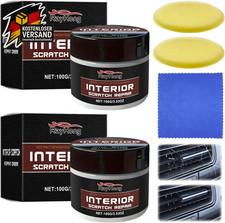 Auto Kunststoff Kratzer Entfernen 2 Stück 100G Auto-Armaturenbrett-Restauration 