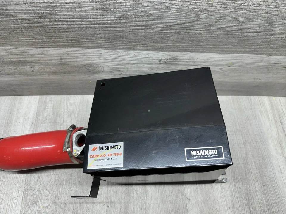 Mishimoto Performance Red Air Intake Kit for 2017-2021 Honda Civic Si 1.5T (10)) - Image 4 of 4