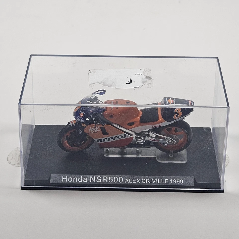 Atlas Deagostini 1:24 Honda NSR500 Alex Criville 1999 Modelo Moto Moto Foto 4 de 4