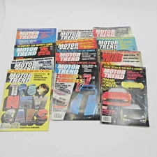 1979 MOTOR TREND CAR MAGAZINE FULL YEAR LOT OF 12 ISSUES PERFORMANCE