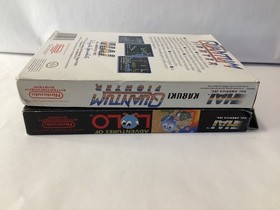 Adventures of Lolo & Kabuki Quantum Fighter NES in the box lot