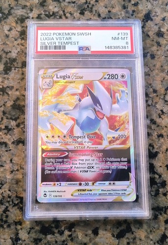 Lugia VSTAR graded PSA 8 for sale on eBay