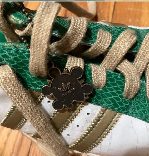 Adidas Gilbert Arenas Las Vegas Superstar 1 Lux Size 13 Men's Green #0463882 - Picture 3 of 7