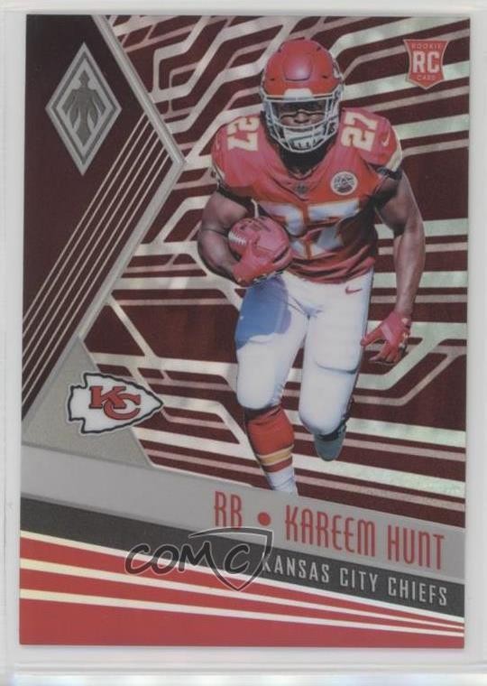 2017 Panini Phoenix Rookies Red 173/299 Kareem Hunt #116 Rookie RC 4t6