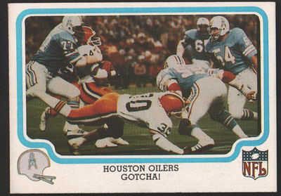 1979 Fleer Team Action #22 - Gotcha! - Houston Oilers  79-018