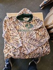 Mossy oak pull over camouflage hooded sweatshirt