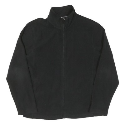 STARTER Herren Schwarz Zip Jacke M Baumwolle Uni Freizeit Leicht Oberbekleidung
