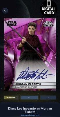 10cc MORGAN ELSBETH MAGENTA SMUGGLERS OUTPOST 25 LEGENDARY Star Wars Card Trader