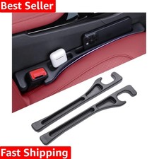 Car Seat Gap Filler, 2-Pack No-Drop Seat Side Gap Seam Filler Organizer with ...