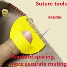 1pc Yellow Sewing Guide Tool – Precise Hemming Accessory for Beginners - NEW