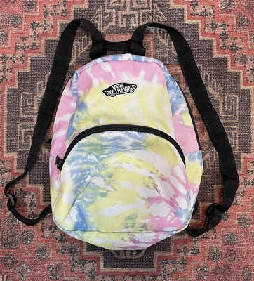 Vans Mini Backpack Purse Tye-Dye Bag Off The Wall Skater Beach Hippie Girls