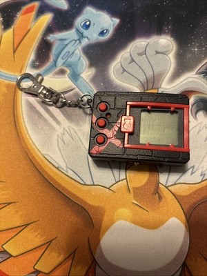 Bandai Digimon Virtual Pet Black Red 2022 Ages 8+ Keychain MPN 97121111