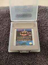 Batman (Nintendo GameBoy, 1990) Authentic GB Cartridge in Clear Case N MINT