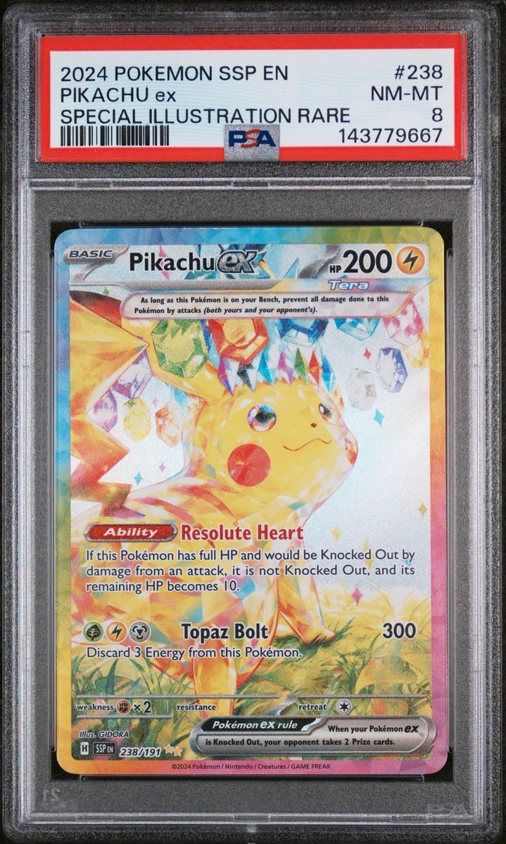 Pikachu ex 238/191 Sv08: Surging Sparks Holo for sale online | eBay