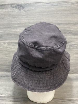 Stussy Roots Bucket Hat Black Vintage Made in USA sz L | eBay