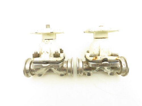 ITT Grinnell Manual Diaphragm Valve 1" CF3M Stainless Lot of 2