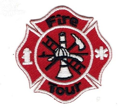 Girl Boy Cub FIRE STATION TOUR Fun Patches Badges SCOUTS GUIDE Department Shield