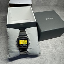 TIMEX T78587 Silver Wristwatch with INDIGLO Light