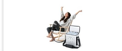 Cold Therapy System for Knee Pain Relief and Swelling, Reusable, Black/Gray