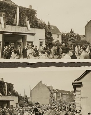 Foto Konvolut Lot Ansicht Kino Theater Capitol Werbung Ansicht Schauspielhaus