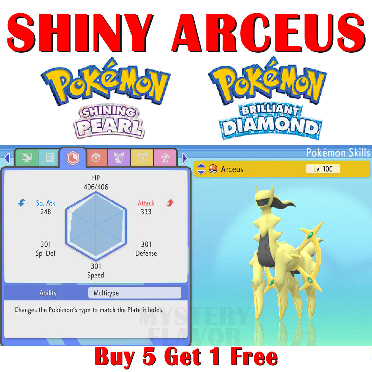 Pokémon BDSP Arceus Event: how to get Arceus in Pokémon Brilliant