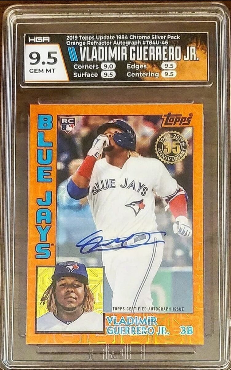 2019 Topps Silver Pack Vladimir Guerrero Jr - RC Auto - Orange