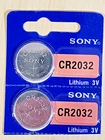 2 pc SONY CR2032 lithium 3v battery cr 2032 (EXPIRATION DATE 2033)