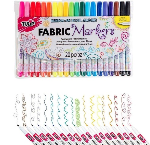 Tulip Writer Fine Tip Fabric Markers - Multiple Sets Available - Picture 2 of 2