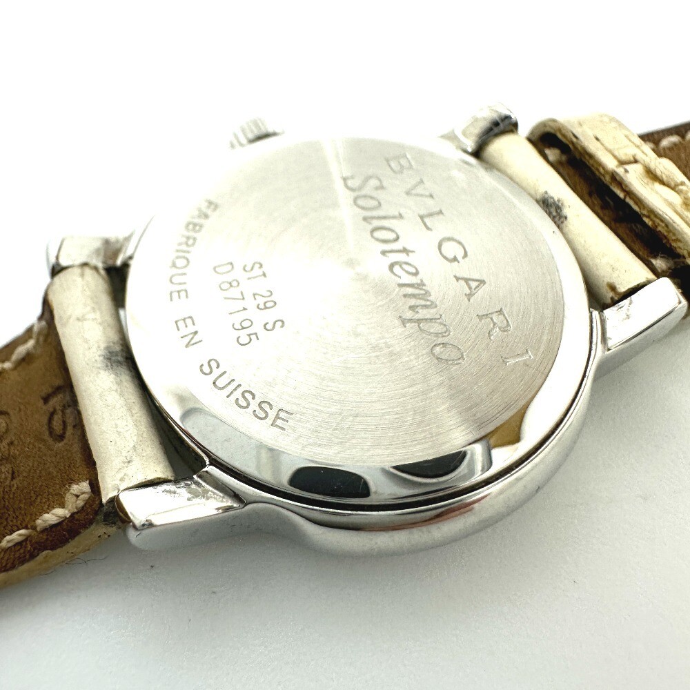BVLGARI ST29S Solo Tempo Date watch women TO185886 | eBay