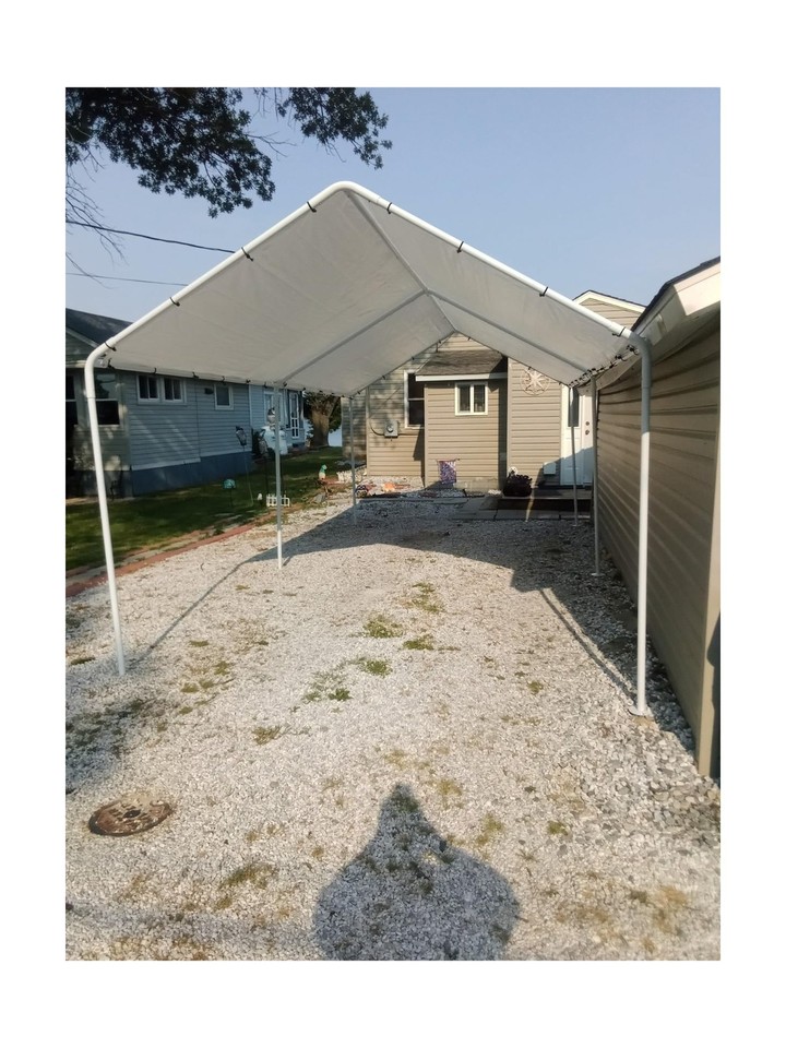 FDW Carport Car Port Party Tent Car Tent 10x20 Canopy Tent Metal