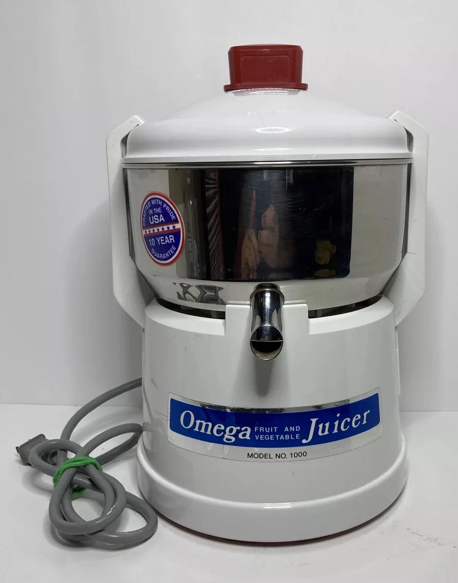 Omega Fruit And Vegetable Centrifugal Juicer Model 1000 Tested and