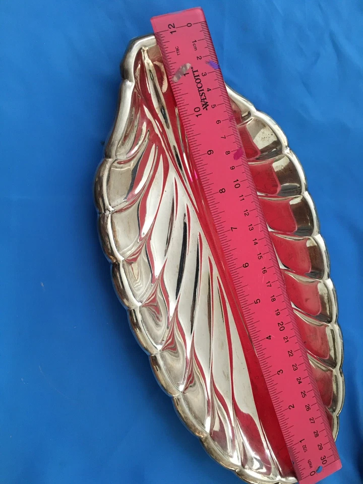 Placa de plata esterlina maciza vintage Reed & Barton, 12” X 6” X 1” 298 gramos X275 Foto 4 de 4