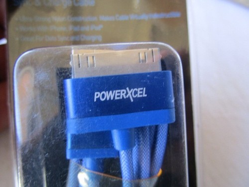 Powerxcel Durable 30 Pin to USB Sync & Charge Cable 3 ft Nylon FREE SHIPPING - Photo 3 sur 6