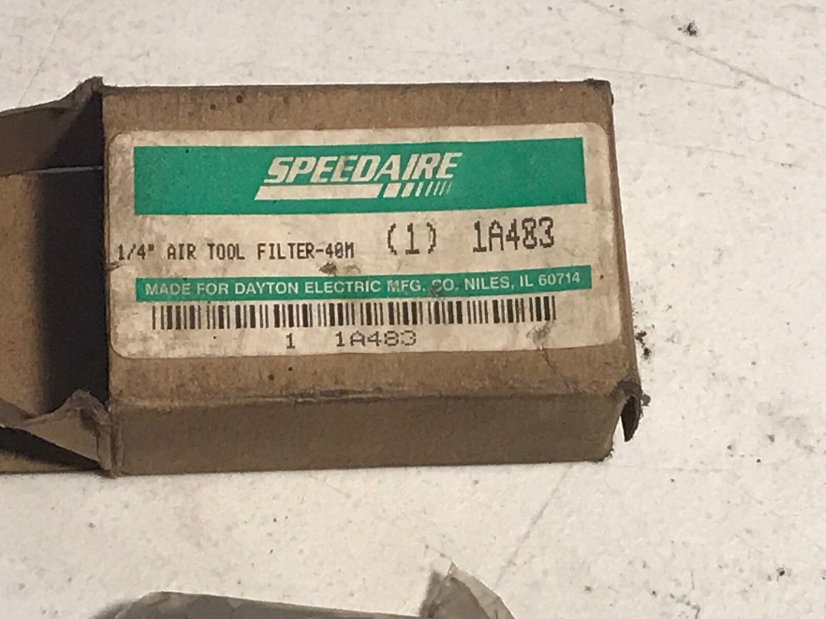 Speedaire 1A483 Inline Air Filter, 1/4 In