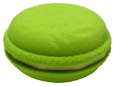 ONLINE GMBH Online® großer Radierer als Macaron Serie Candy World grün oder rosa sortiert