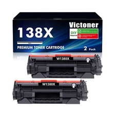 138X Black Laserjet Toner Cartridge High Yield Compatible Replacement for HP ...