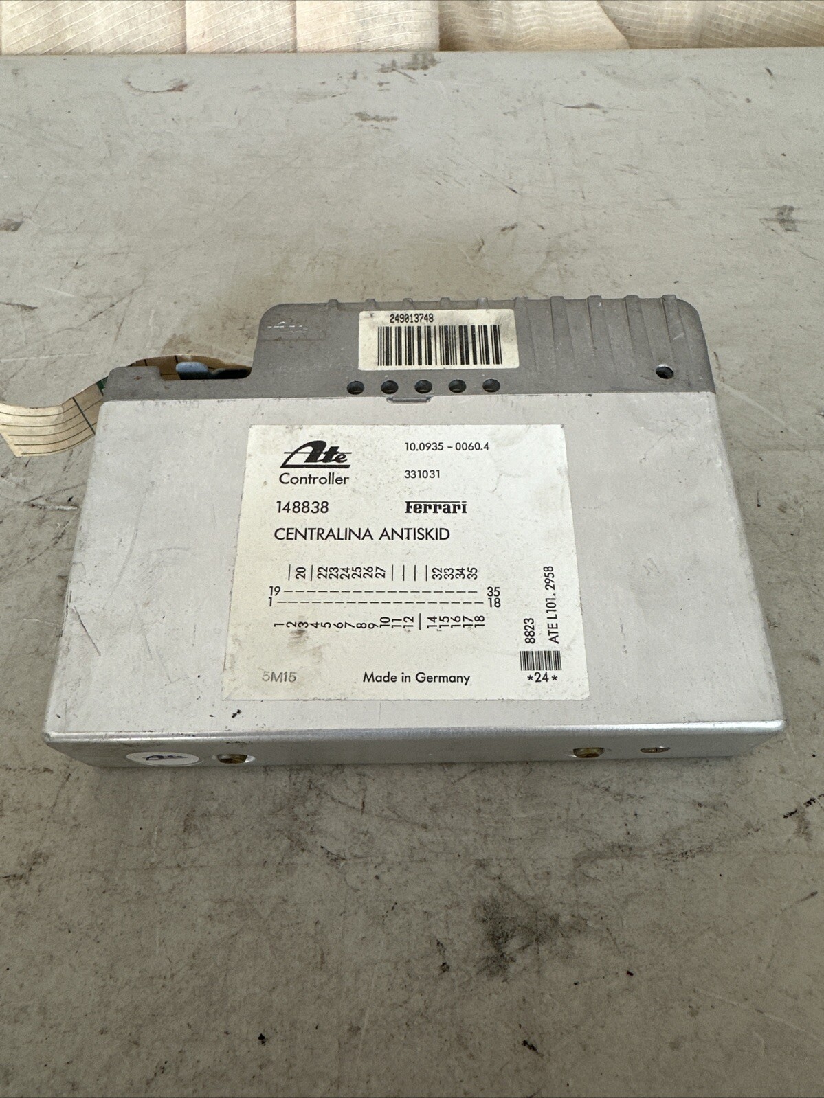 Ferrari 348 355 Brakes Electronic Control Module Antiskid ECU 148838 CORE READ