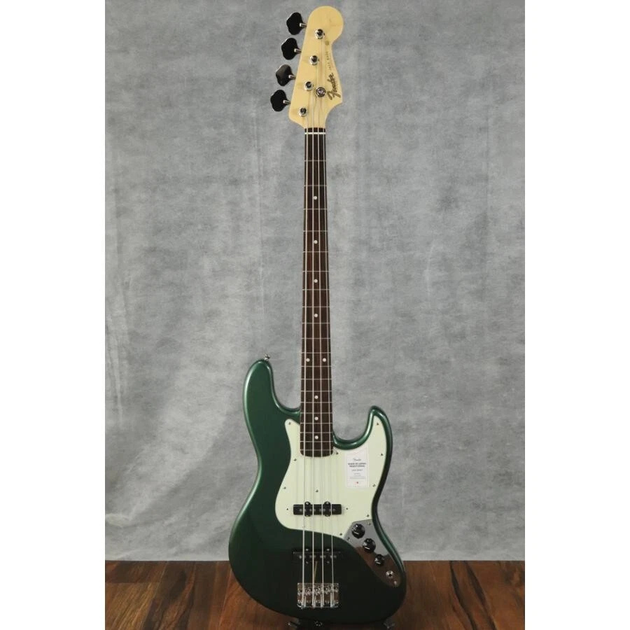 Fender Collection MIJ Traditional 60s Jazz Bass Aged Sherwood Green Metallic