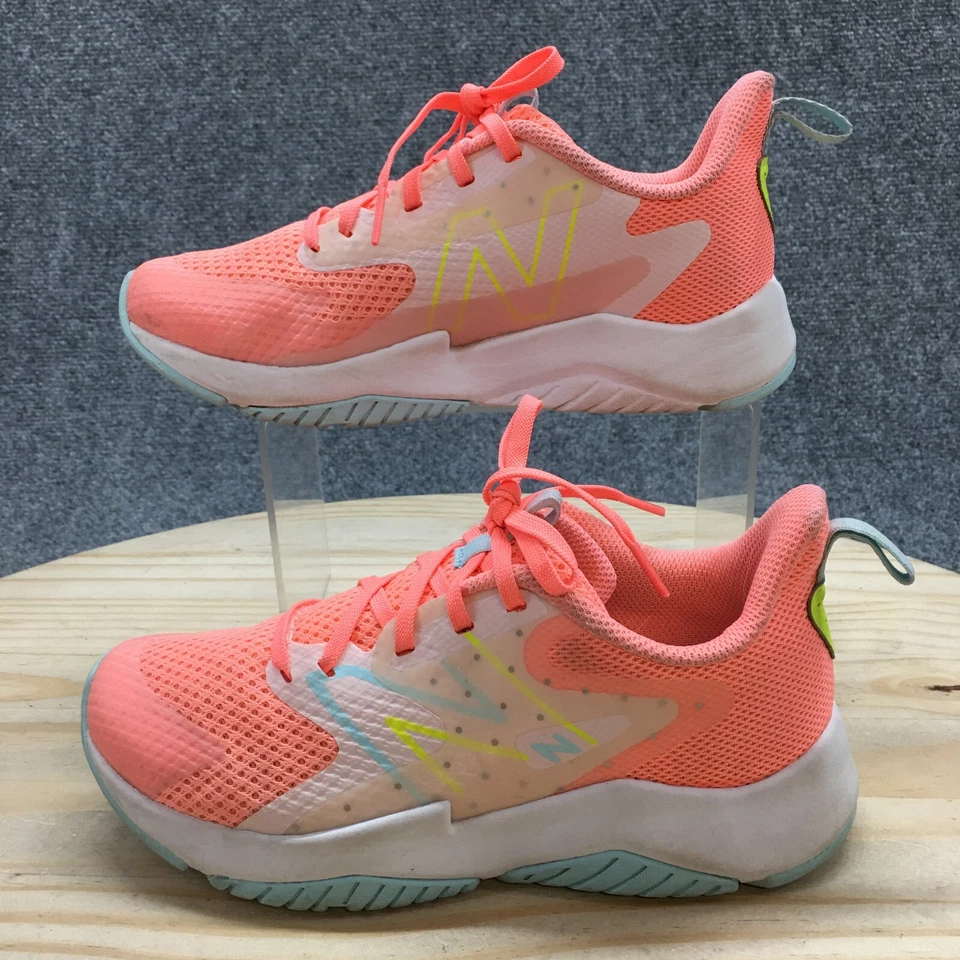 Zapatilla New Balance Juvenil 3 Naranja Rave Run V2 Atlética Con Cordones Informal Comodidad Foto 2 de 4