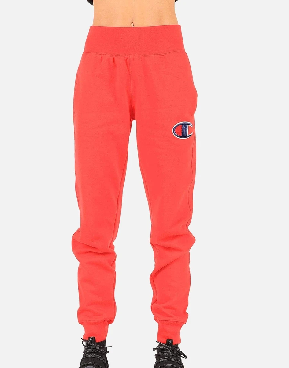 champion orange joggers