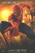 SPIDER-MAN 2 MOVIE POSTER SS 27x40 Original Destiny Style Advance + SPIDER-MAN 3