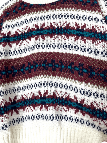 Vintage High Sierra Mervyns Kids Fair Isle Sweater Size 8 - Picture 4 of 6